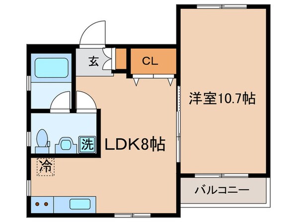 プロスパー小石川の物件間取画像